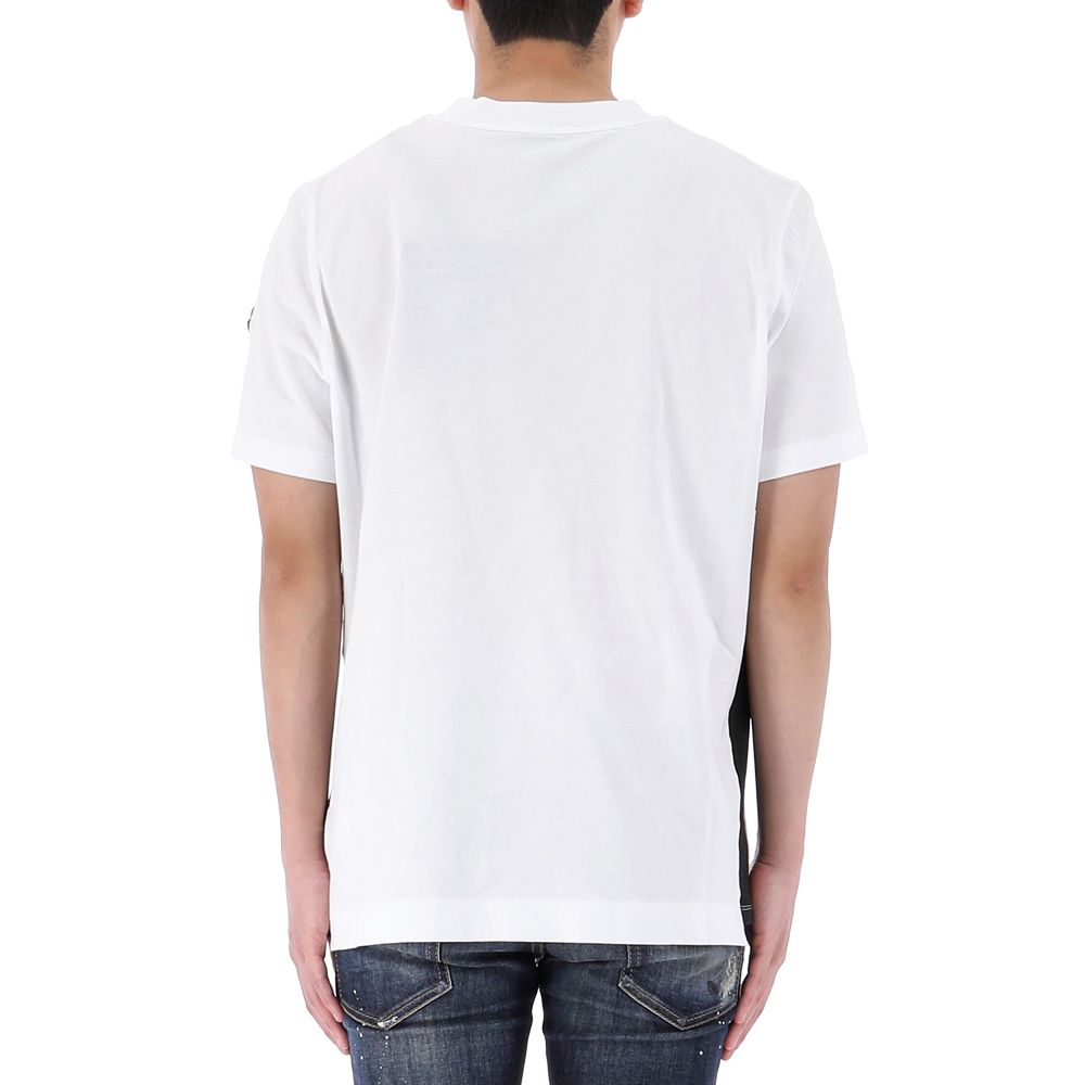 Moncler Logo Patch Cotton T-Shirt 129927767 | eBay