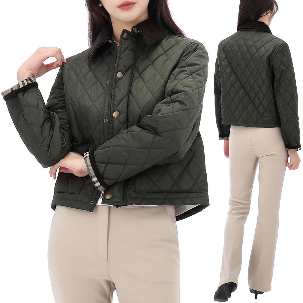 【関税＆送料込み】Burberry Cropped Quilted Jacket BURBERRY - Cropped quilted jacket | Leam Roma - Luxury