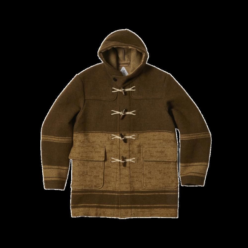 팔라스(Palace) | 팔라스 x C.P. 컴퍼니 더플 자켓 러버 울 브라운 - 22FW | 트렌비