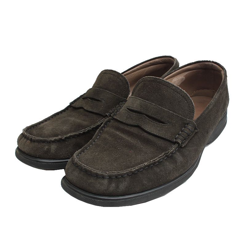 全国送料無料 Loafers Suede Green Deep Bally 6.5 eBay | 131251534 靴