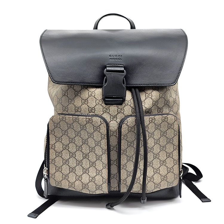 のんちゃん　GUCCIリュック　礼服　二点セット Gucci Supreme Two Pocket Backpack 406369 L718219 131436377
