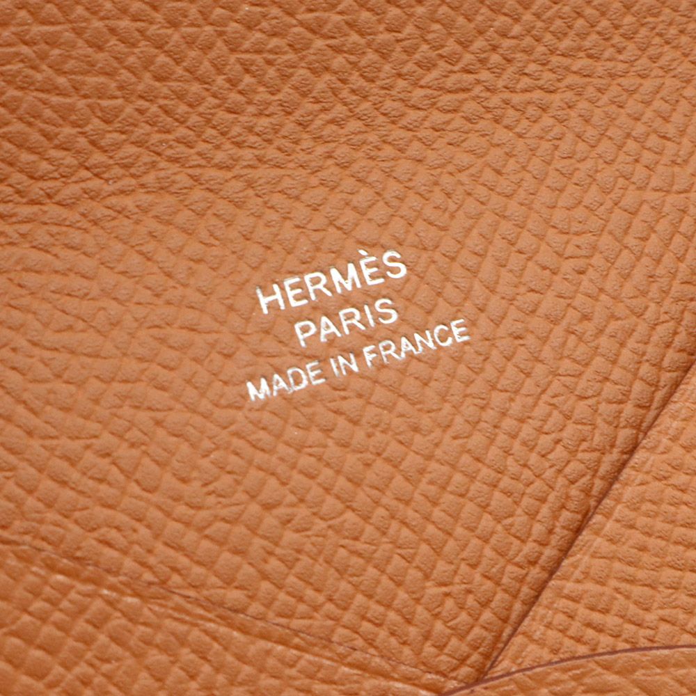 Hermes Caramel Epsom Calvi Card Holder B Stamp H044164CK