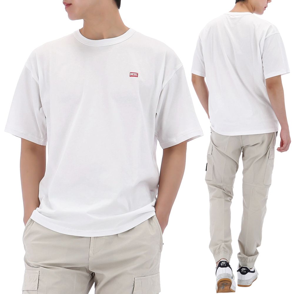Diesel T-BOXT Short Sleeve T-Shirt A16400 0QIAM 100