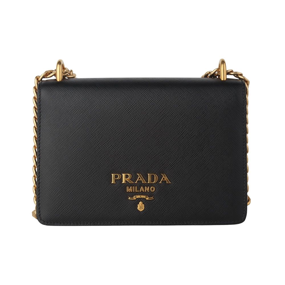 Prada Saffiano Lux Chain Crossbody Bag 34704Y 132281423 | eBay