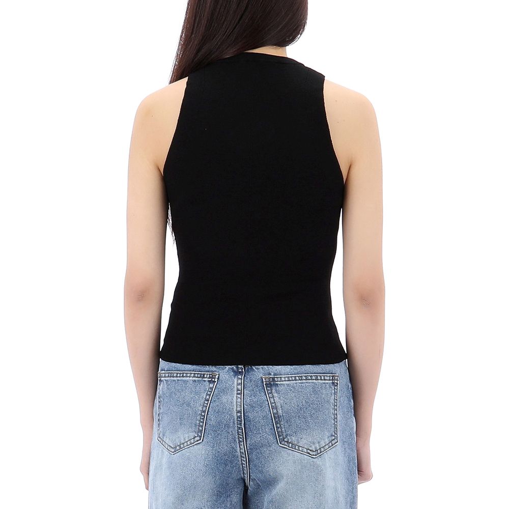 DIESEL Mカティックスリフニットノスリフトレス A174490DLAX 9XX M-VERA-LS Off-the-shoulder top in ribbed knit｜マルチカラー