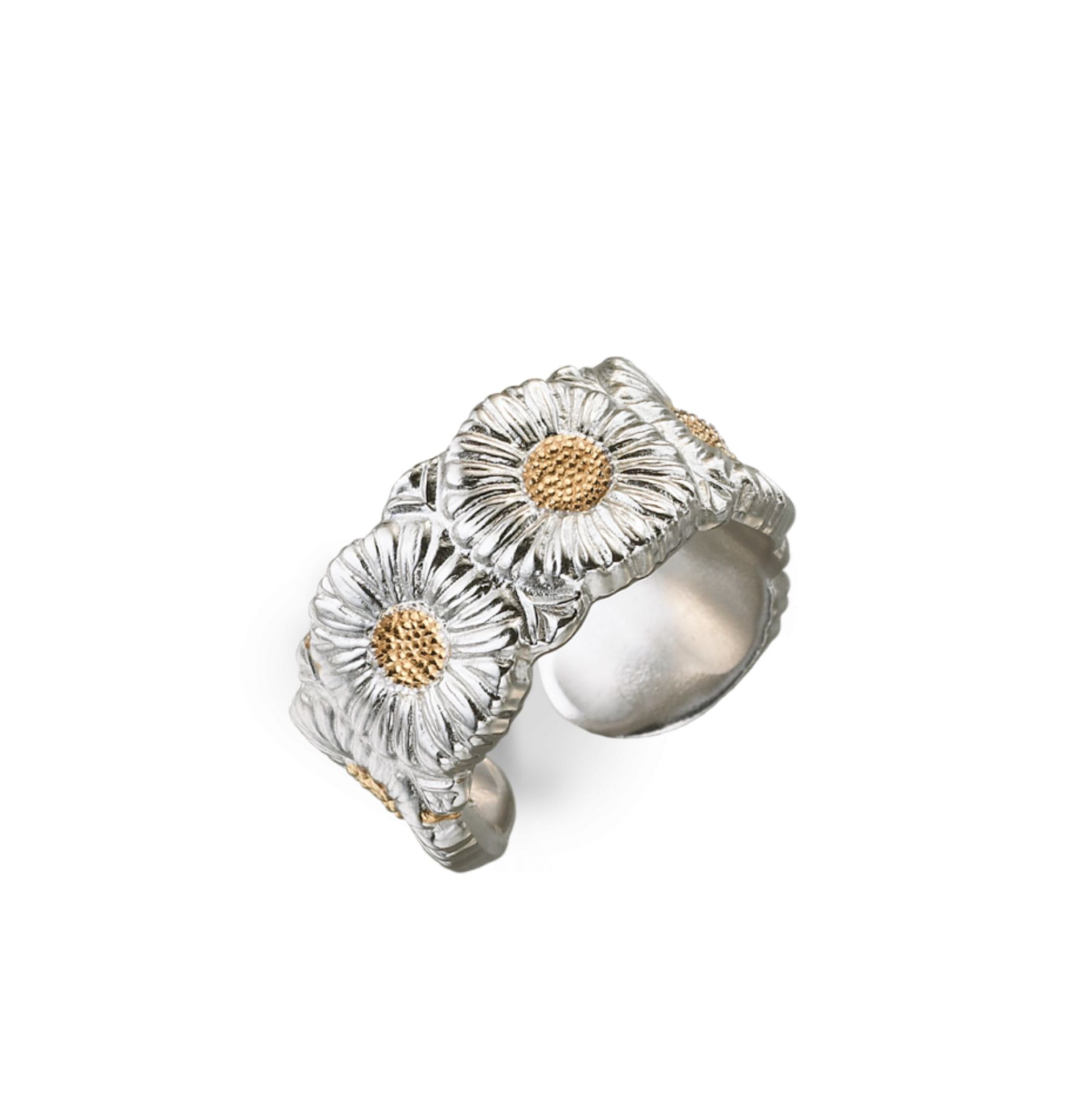 BUCCELLATI 부첼라티 블라썸 데이지링 남여공용 실버 반지 JAGETE023604
