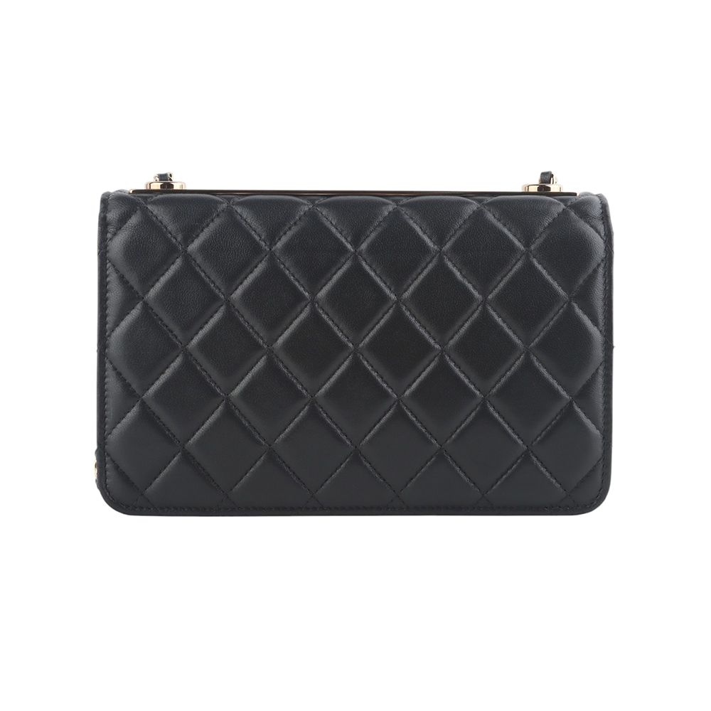 VINTAGE●CHANEL●WOC キャビア クロスボディバッグ CHANEL Trendy CC Lamb WOC Crossbody Bag with Chip A80982