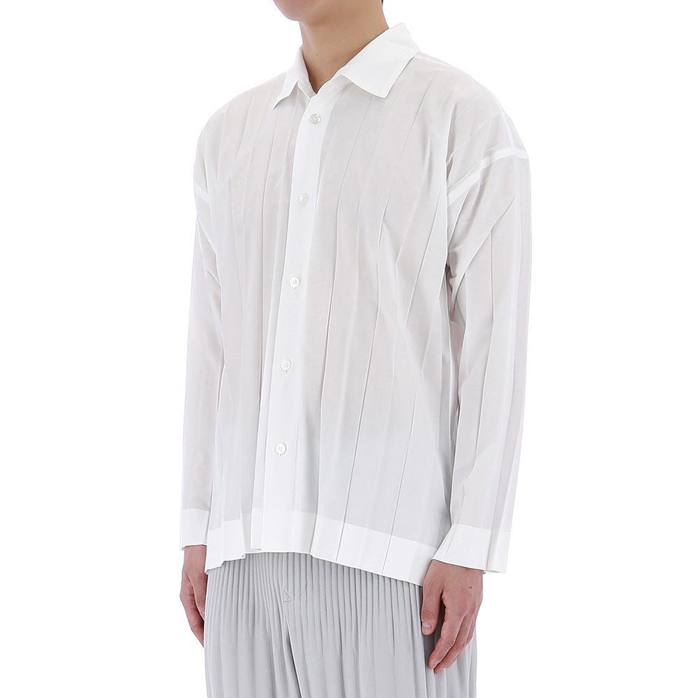 Tシャツ・カットソー ISSEY MIYAKE SS25 'Edge shirt' shirt (HP56FJ306 01) Edge Shirt (HP56FJ306-01)