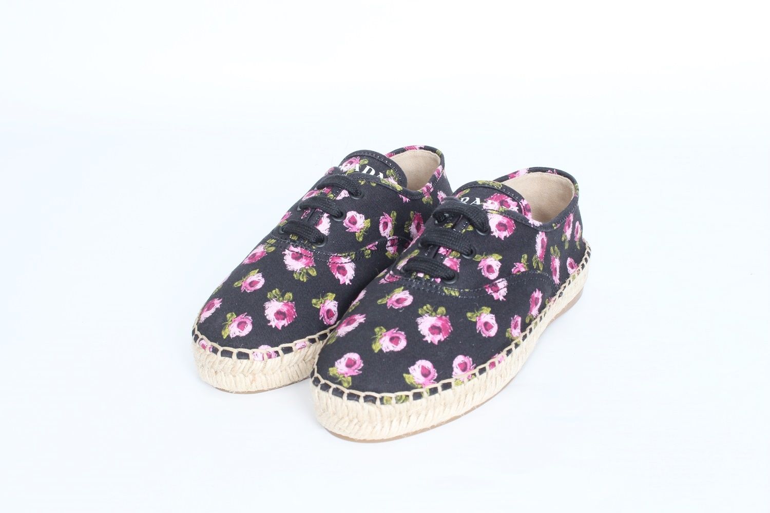 Prada Flower Espadrille Sneakers 36.5 133363484 | eBay