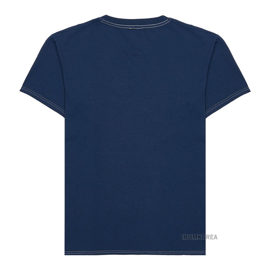 T YANKEE DYED BLUENAVY SS25 남성 티 양키 다이드 티셔츠