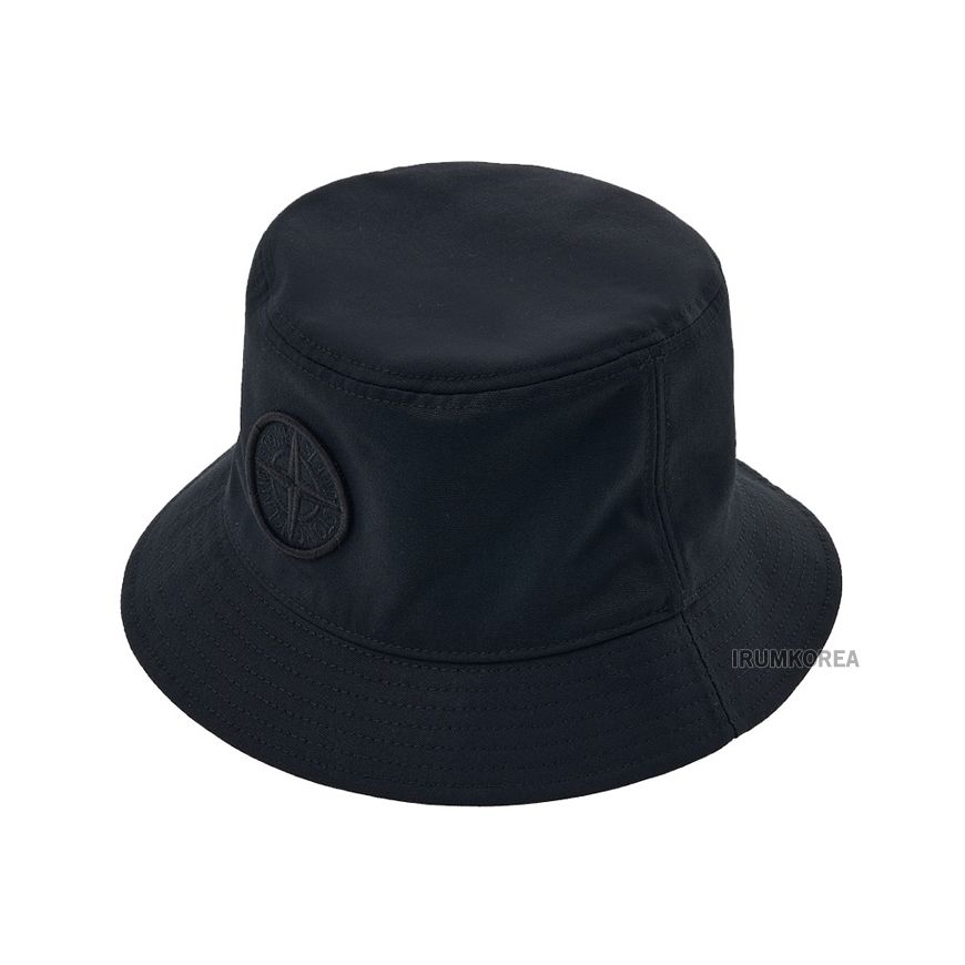 스톤 남성 컴퍼스 로고 패치 버킷햇(블랙) K1S15 9100981 S0065 V0029