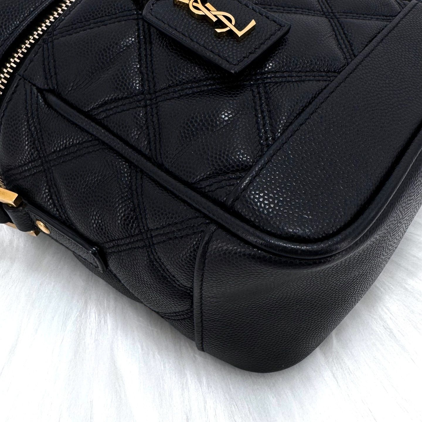 Saint Laurent Quilted Vanity Crossbody & Shoulder Bag 649779