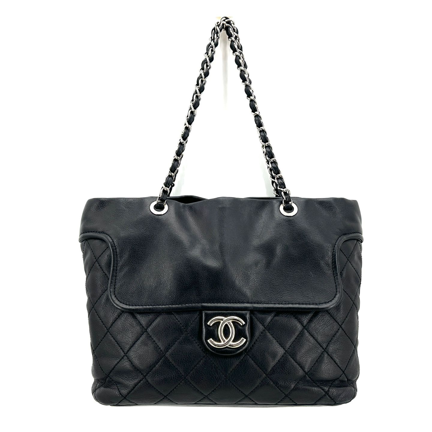CHANEL Lamb CC Chain Shoulder Bag 40x27x14.5 134568163 | eBay