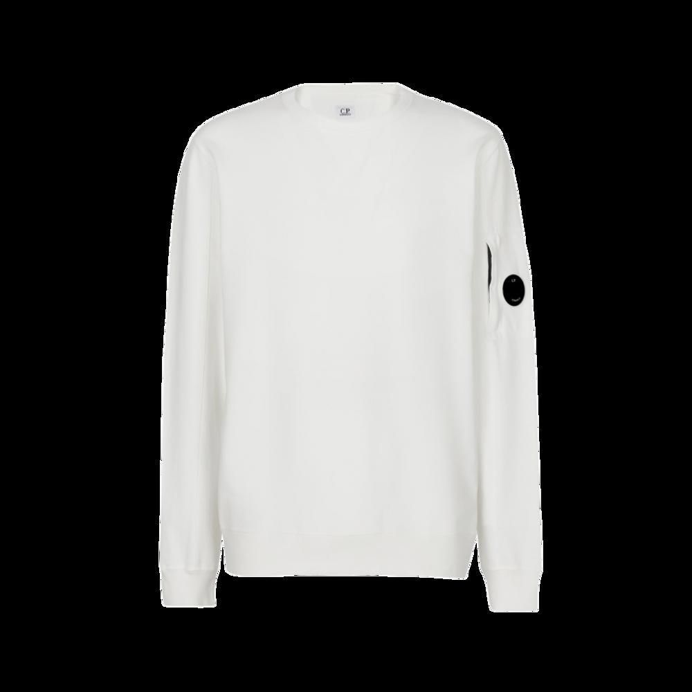 CP컴퍼니(CP Company) | 라이트 플리스 크루넥 남성 맨투맨 화이트 | 트렌비