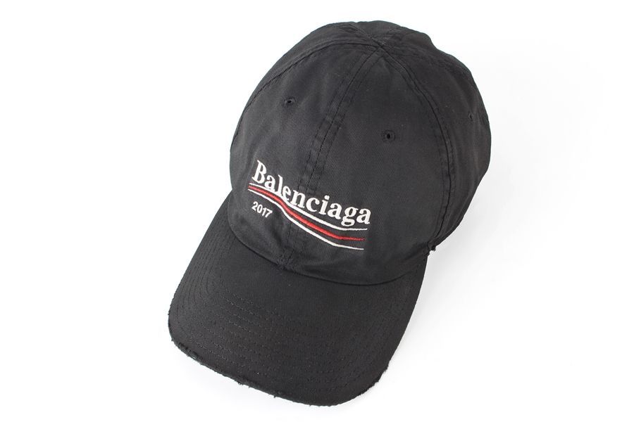 【新発売】今週の市販 Baseball 2017 Logo Wave Balenciaga Cap eBay | 134749958 L Black 帽子
