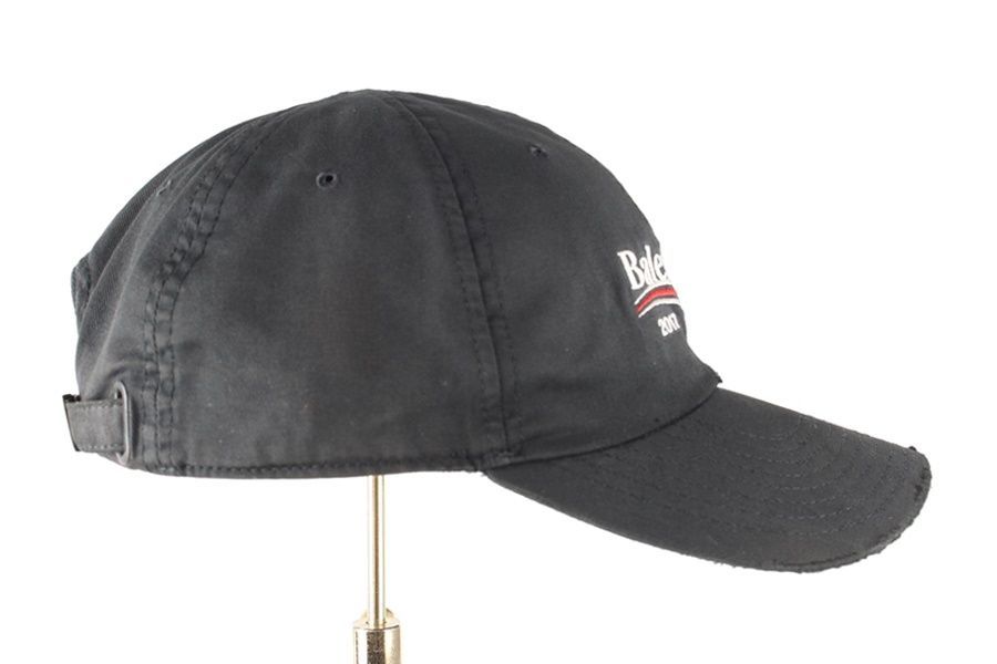 Balenciaga Wave Logo 2017 Baseball Cap Black L 134749958 | eBay
