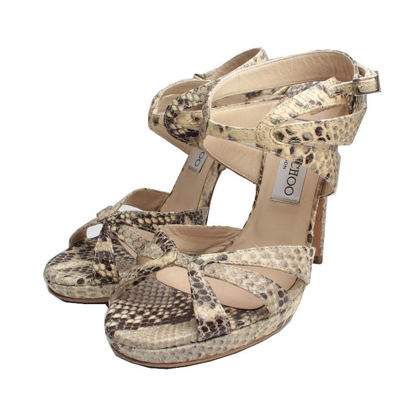 お歳暮・冬ギフト特集 2025 人気ランキング Choo Jimmy Strap eBay | 135246930 37.5 Sandals Heel High 靴