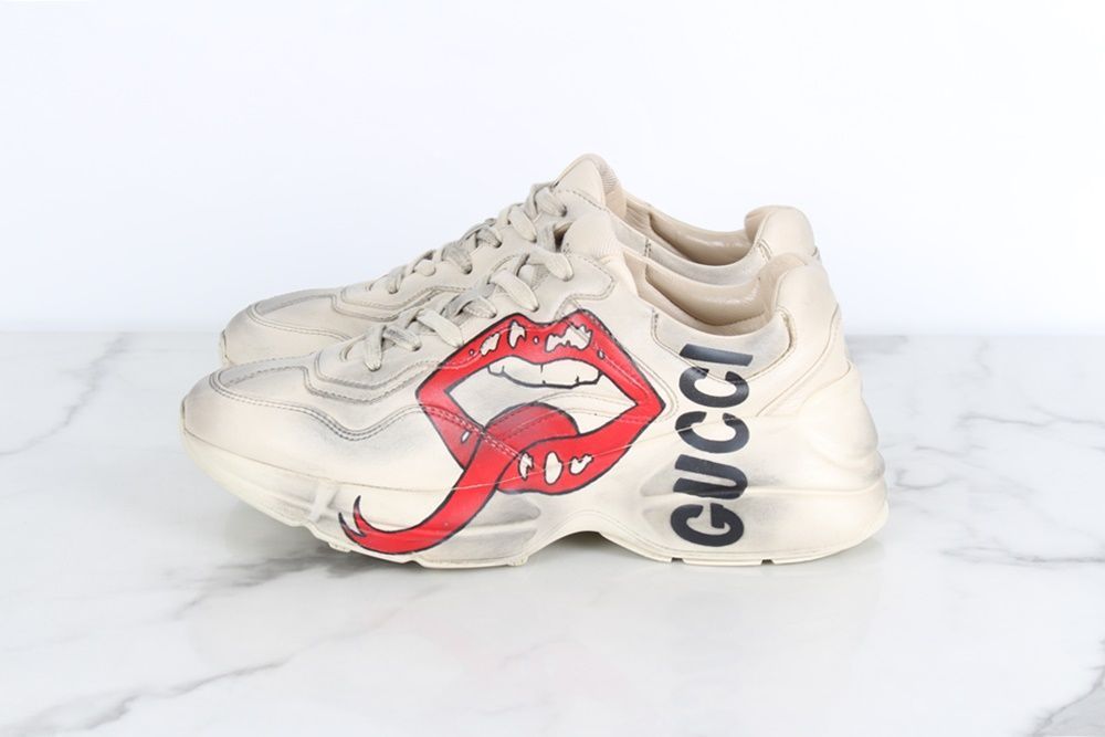Gucci Lip Logo Lighton Sneakers 37(240) 135281539 | eBay