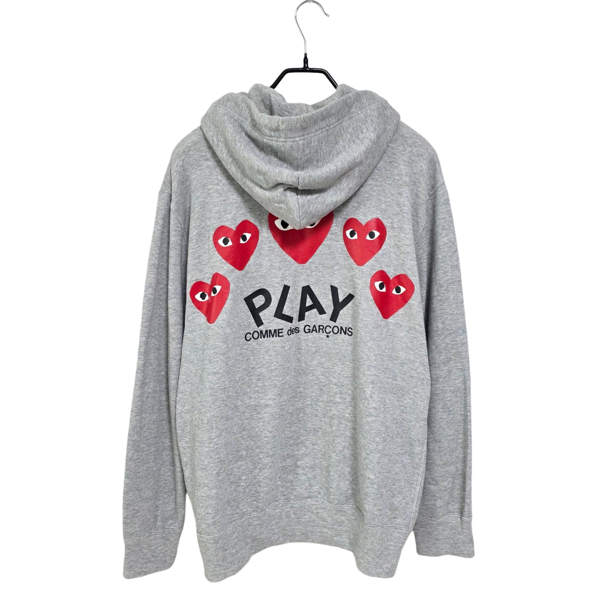 Comme Des Garcons Play Back Logo Hooded Zip-up 1933
