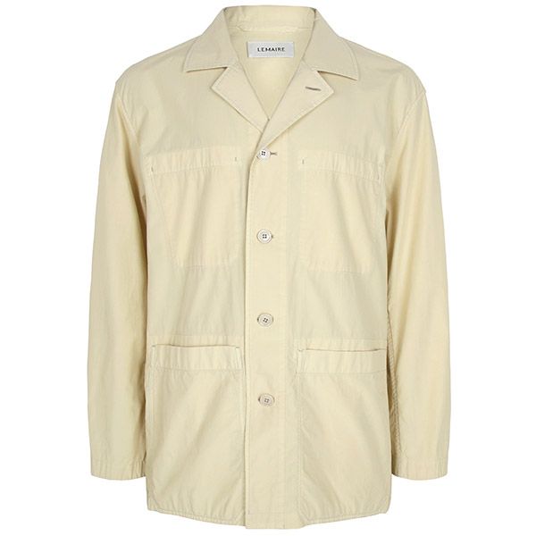 르메르｜25SS 라이트베이지 워크웨어 가먼트다잉 셔츠 자켓 OV1013 LF1356 204 00046