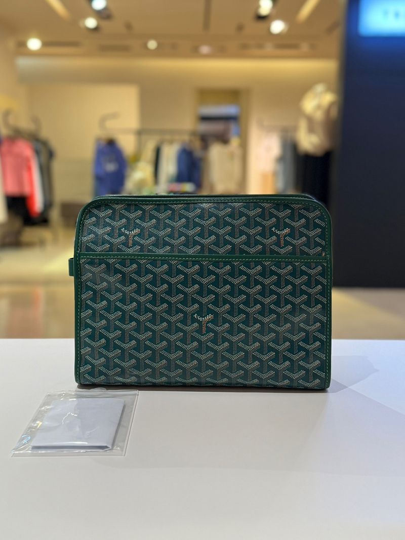 希少◆GOYARD◆ゴヤール Jouvence MM Toilet Bag Green クラッチ Goyard Jouvence MM Green Washbag | JOUVENMMLTY09CL09P