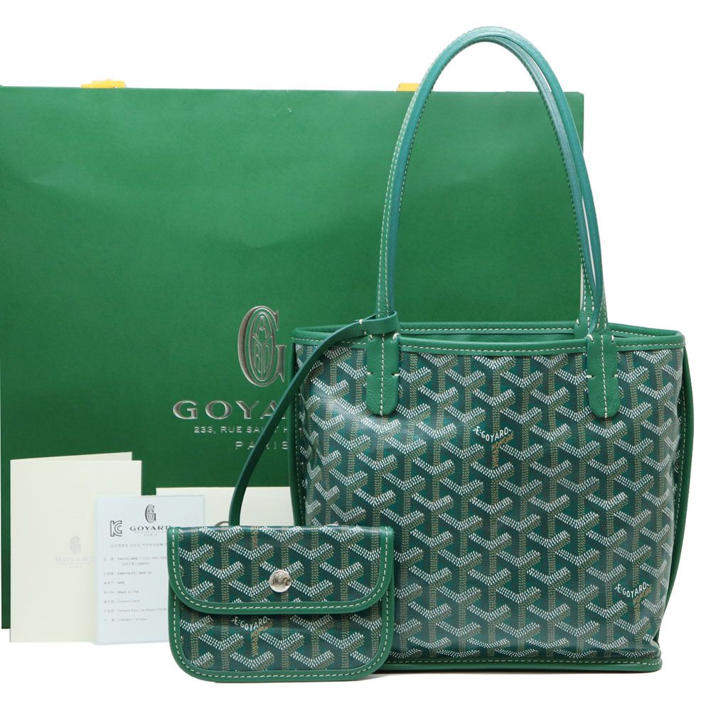 【GOYARD】スターマセージ SAC ANJOU アンジュ ミニトートバッグ GOYARD Anjou Tote Mini Sky Blue - POIZON