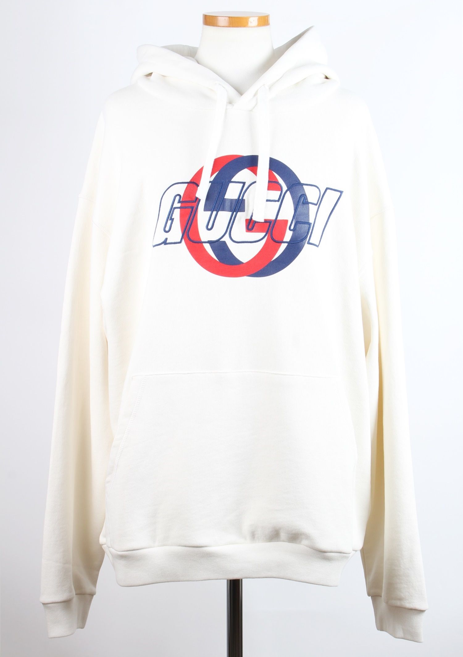 お中元 お歳暮 お年賀 夏 冬 年末年始のご挨拶 ギフト 通販な Hoodie Jersey Cotton Gucci Sweatshirt XL105 White Off トップス
