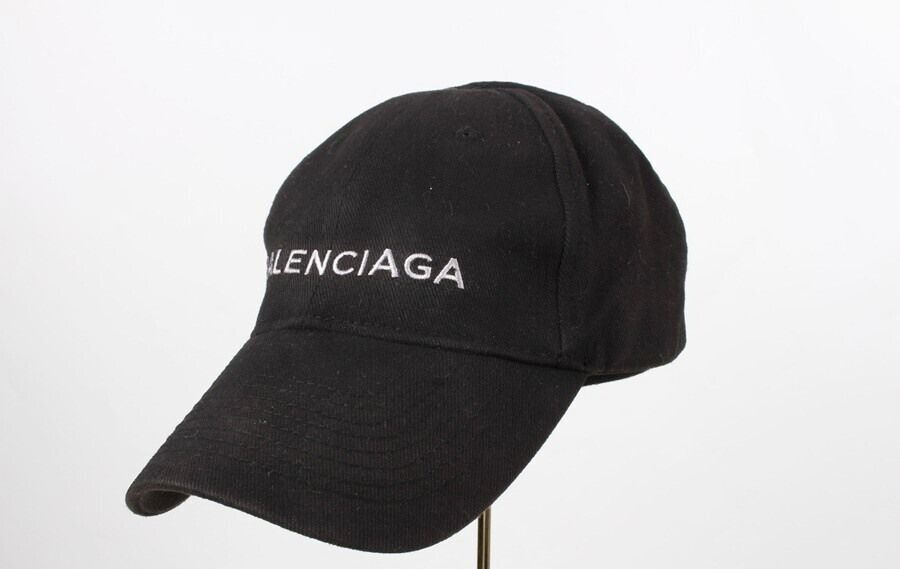 Balenciaga Logo Baseball Cap Black L 135982279 | eBay