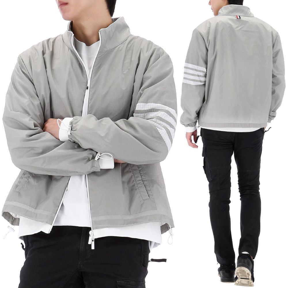 스트라이프 립스탑 자켓 MJT425A F0517 055