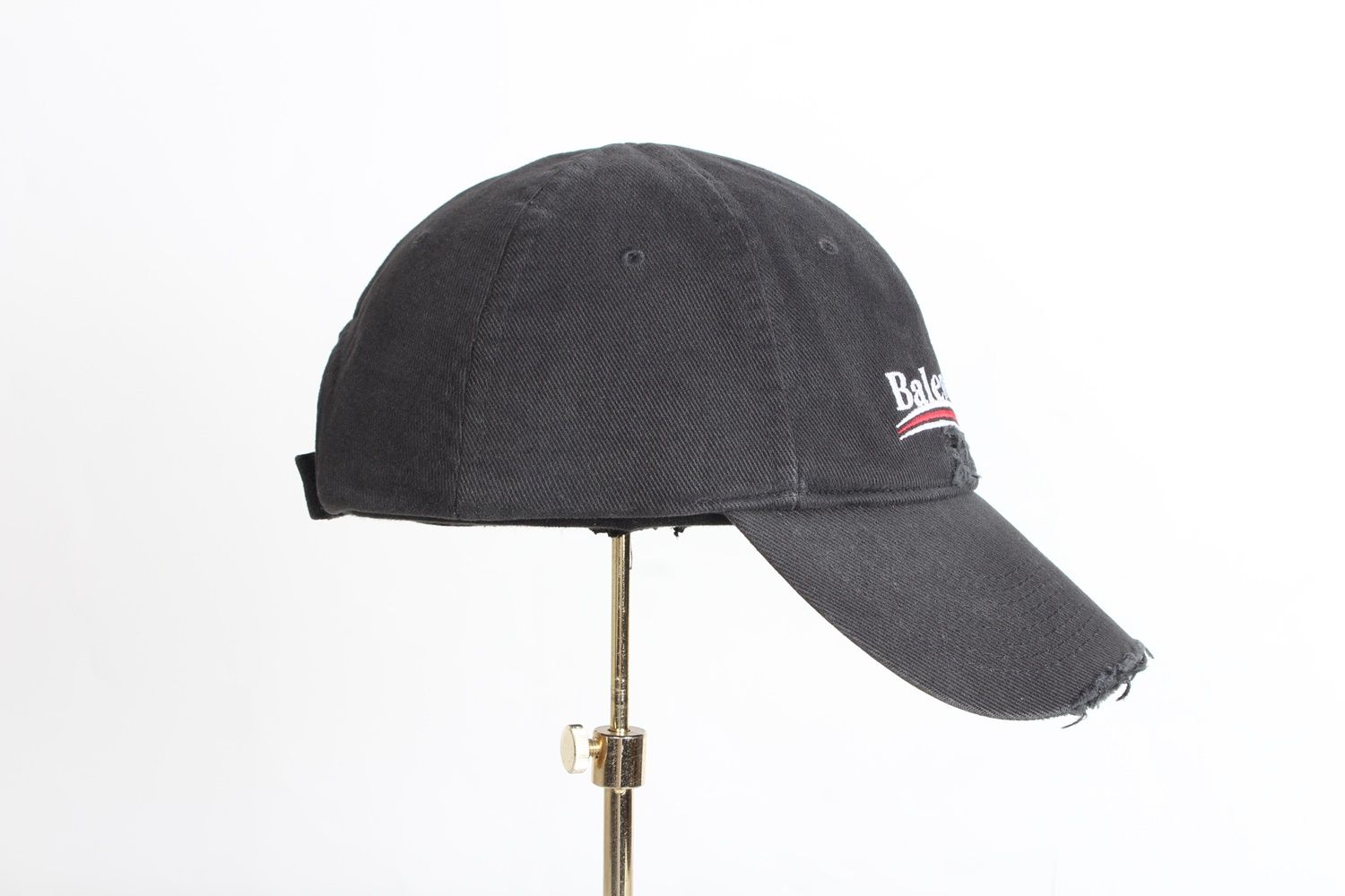 Balenciaga Political Wave Logo Baseball Cap Black S