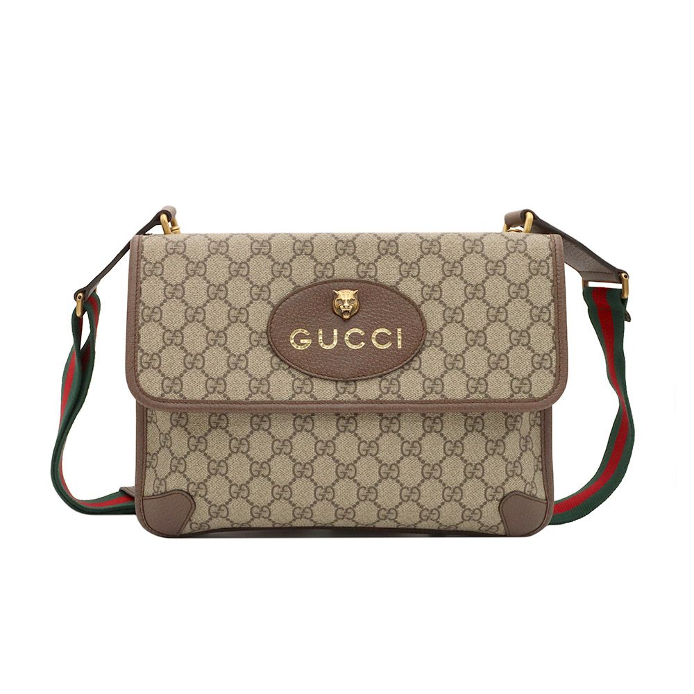 Gucci GG Supreme Canvas WEB Strap Neo Vintage Messenger