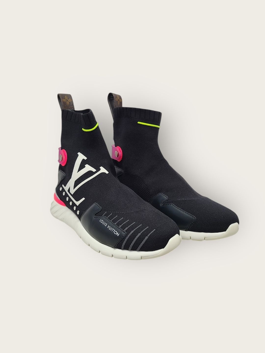 Louis Vuitton Limited Edition Cubic Sock Runner Sneakers 36