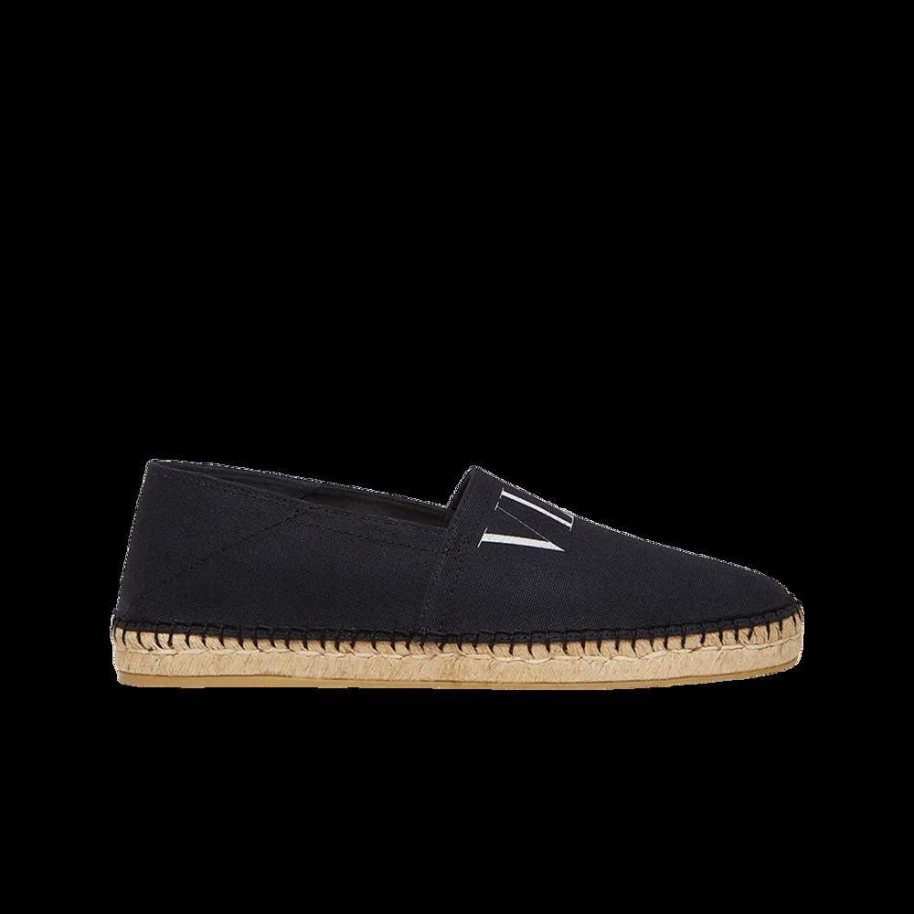 발렌티노 VLTN 캔버스 에스파드리유 블랙