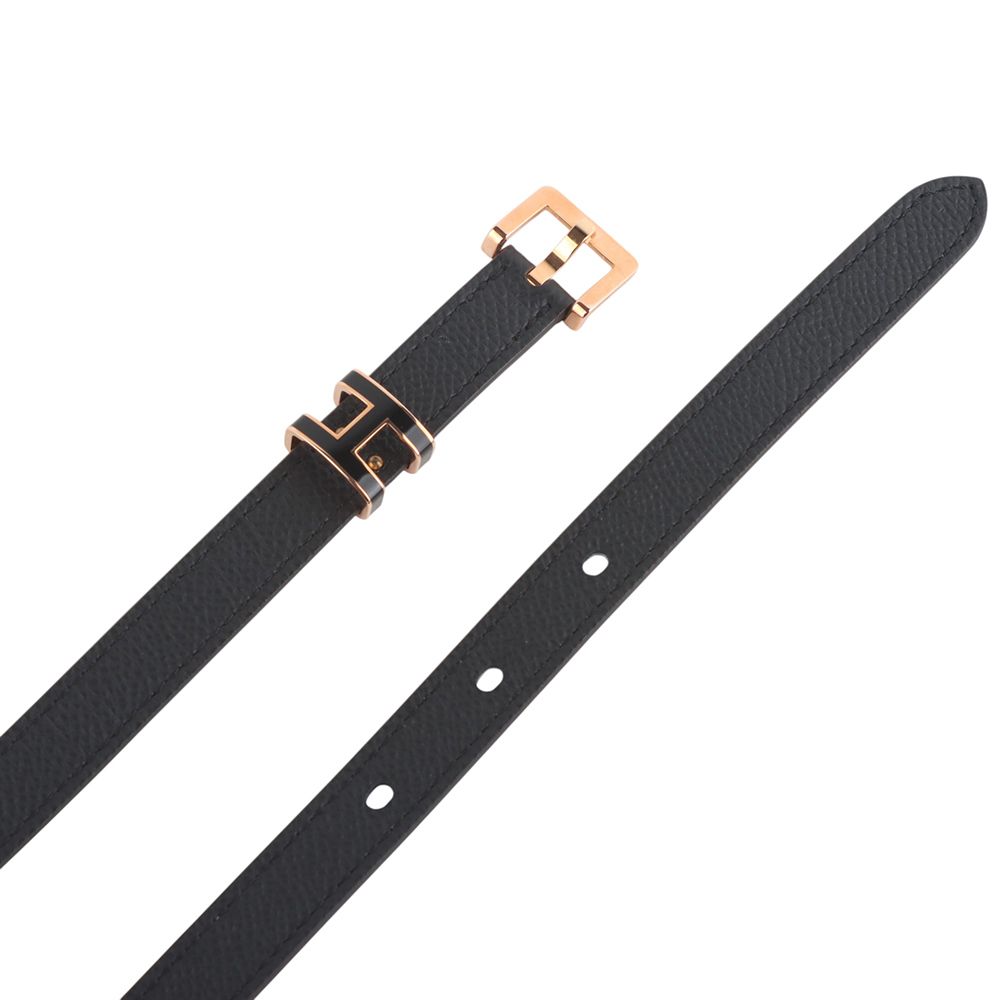 Hermes Pop 15 Black Veau Epsom Golden Rose Belt 75 Hermes Pop H 15 Belt Black Rosegold size 75 | eBay main image 4