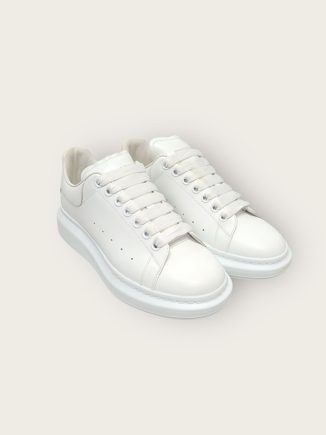 スニーカー Oversized Hybrid Sneakers - Alexander McQueen - Leather - Wh Alexander McQueen Oversized Sneakers - Size 40 EU