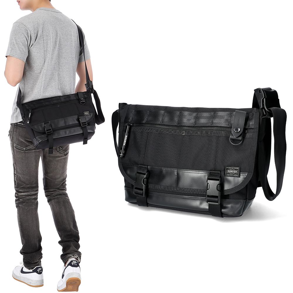 BURBERRY Large Shield Messenger Shoulder Bag 8089304 Fabric