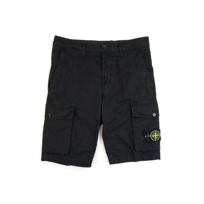 STONE ISLAND 스톤아일랜드 와펜패치 카고 버뮤다 숏팬츠 7615L11WA V0129