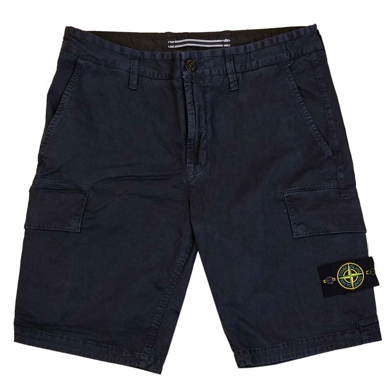 STONE ISLAND 스톤아일랜드 와펜 버뮤다 카고 숏팬츠 7615L1204 V0120
