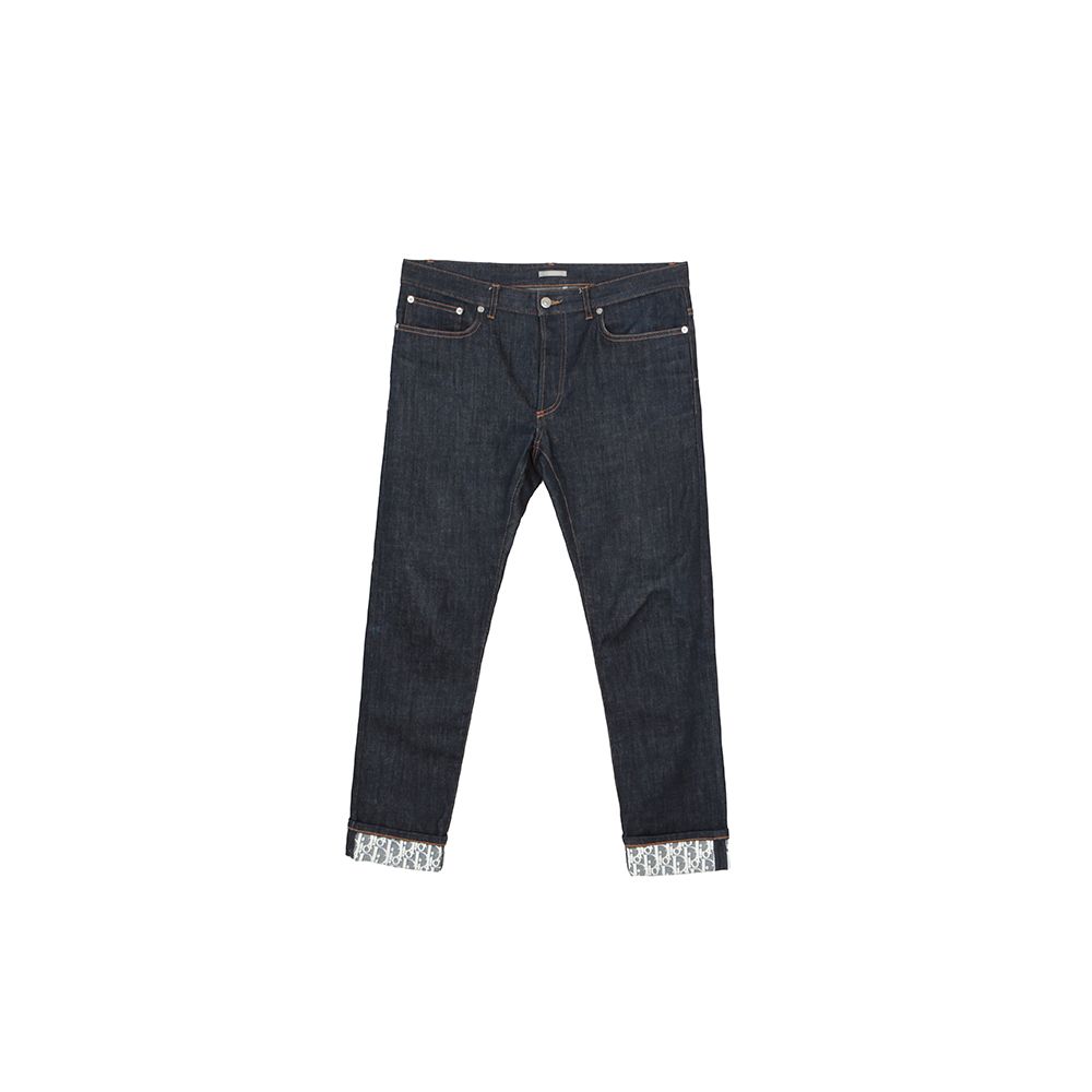 중고 193DS10C226X 32 사이즈 오블리크 데님 팬츠
