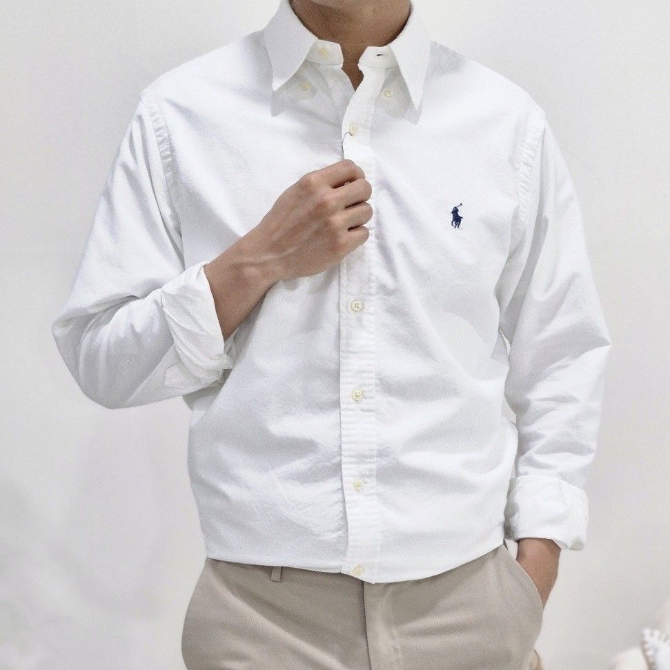 폴로 랄프로렌 클래식핏 가먼트다이 옥스포드 셔츠