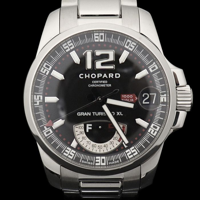 쇼파드 44MM 스틸 오토매틱 밀레밀리아 그란투리스모 GT XL 파워 컨트롤 남성 시계 / 158457-3001