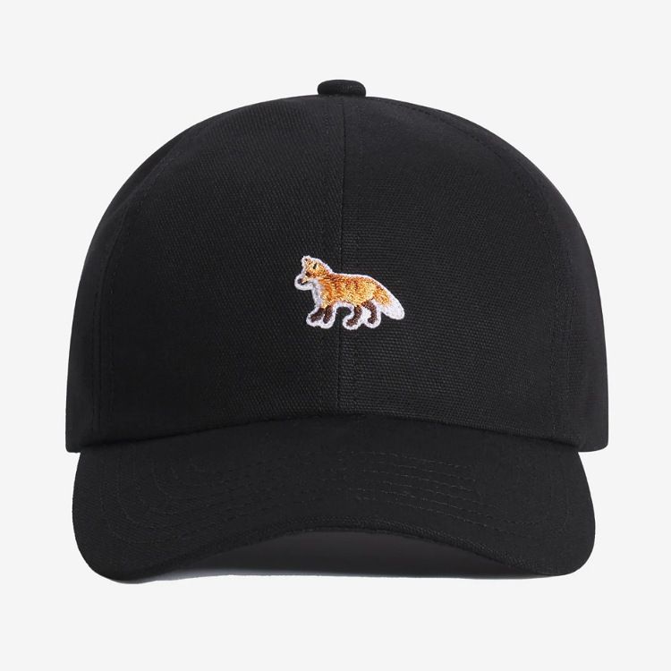 Maison Kitsune Baby Fox Baseball Cap Black OW06109WB0026