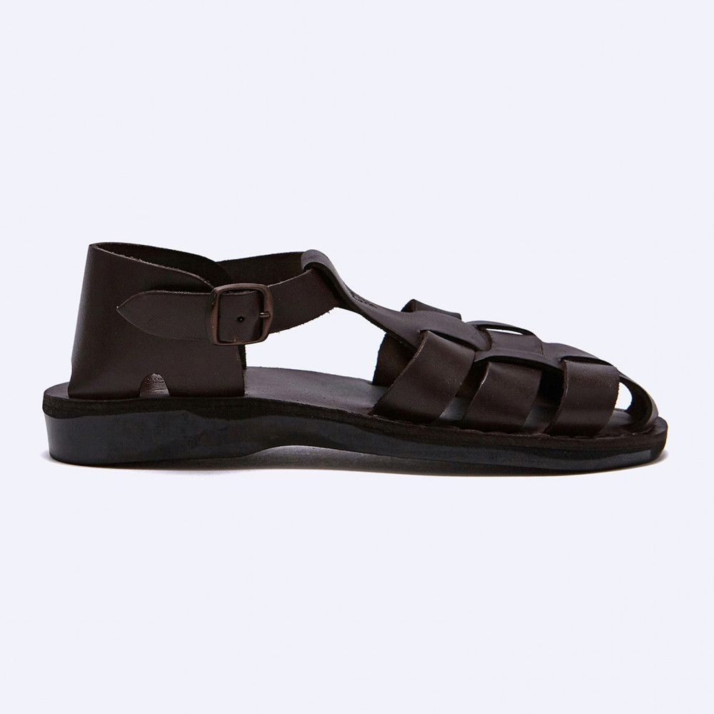 JERUSALEM SANDALS 가브리엘 브라운 레더샌들 NO.1051