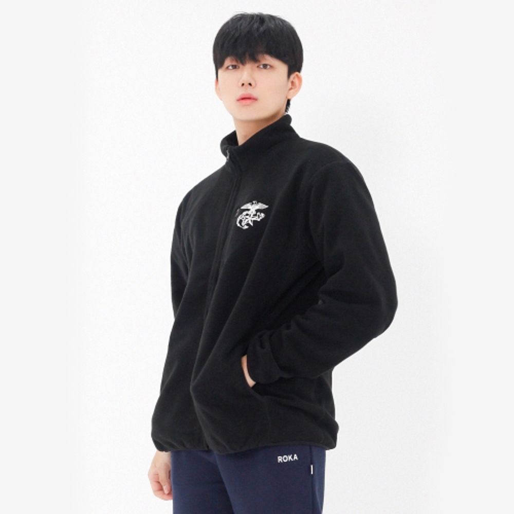 ROKA 고급 ROKMC 해병대 로카 후리스 1color | 검정 BMCF.BK-BLACK