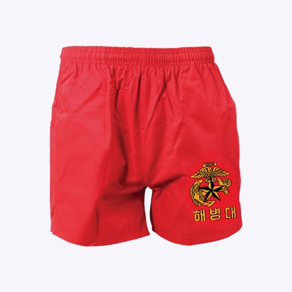 ROKA 국산 해병대 각개 면반바지 1color | 빨강 KMCCSP.RE-RED