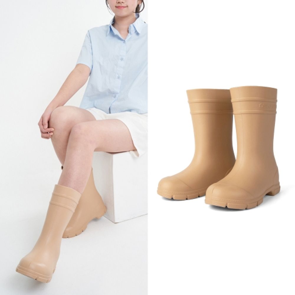 ALPHASHOE 오슬로 N59 베르그 레인부츠 | 베이지 OSL24U003-2-Beige