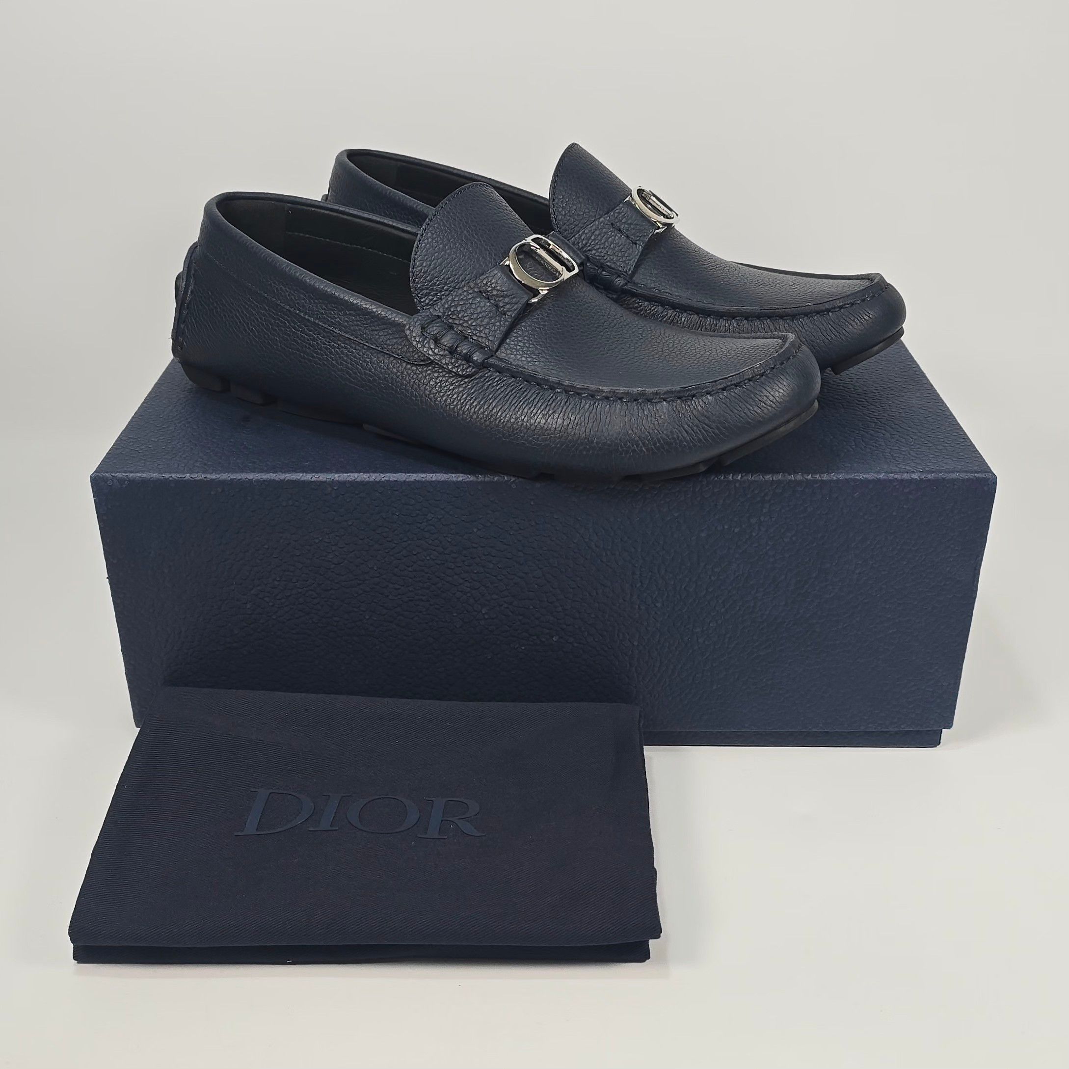 Dior Odeon CD Icon Pebble Leather Loafer (270) 141009387 | eBay display picture 3