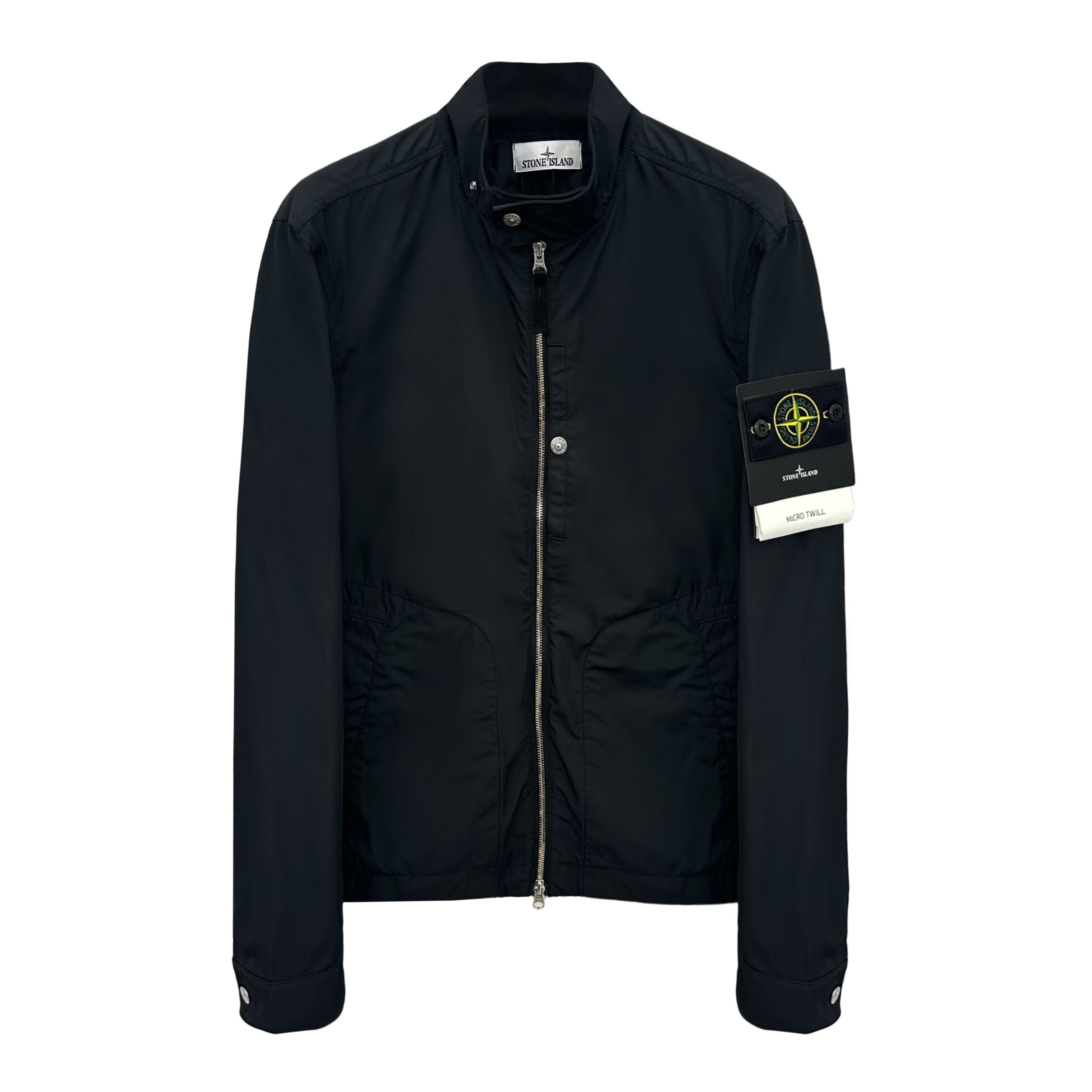 Stone Island Micro Twill Collar Windbreaker Jacket 146231804 | eBay