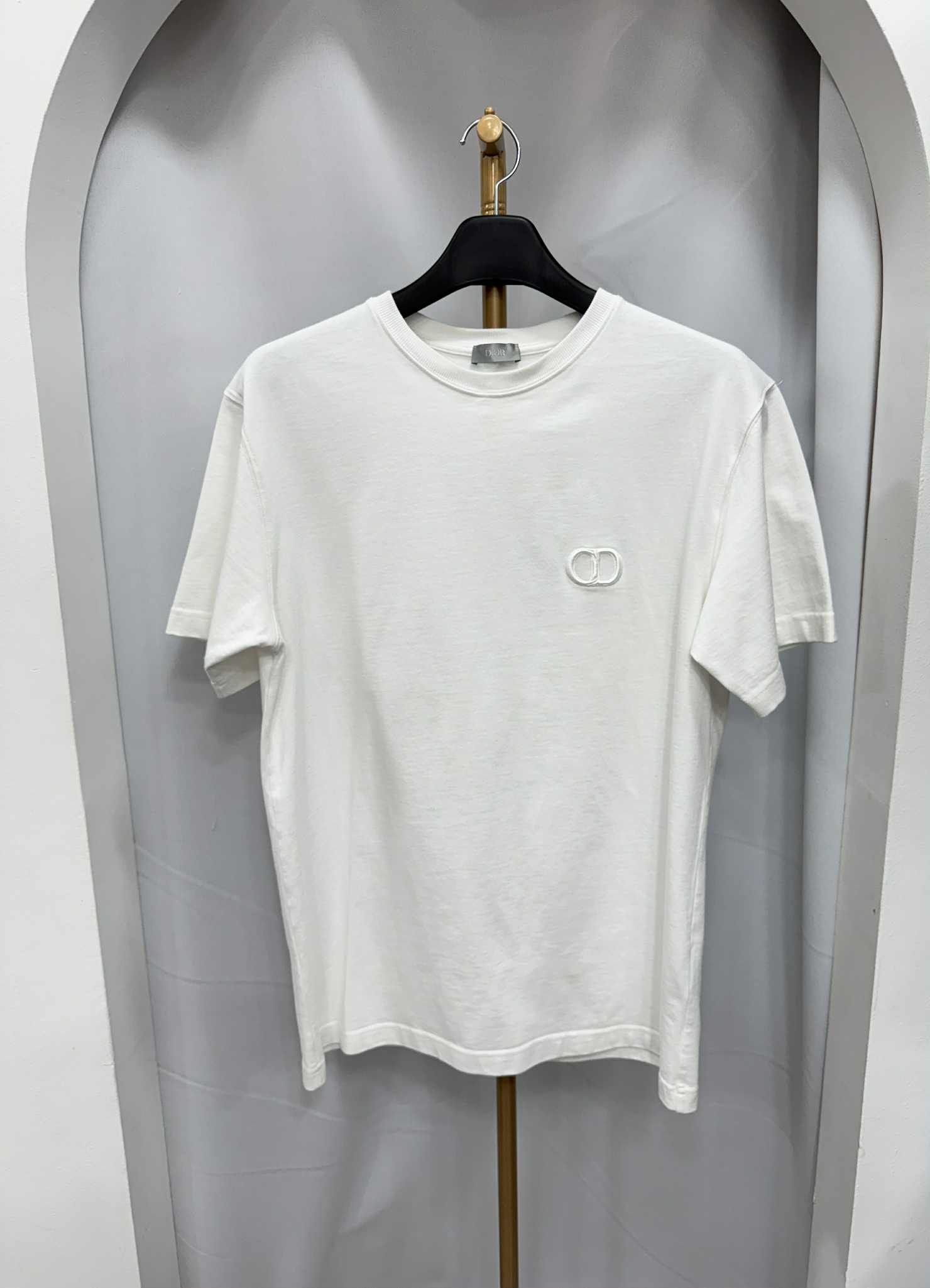 Dior CD Logo Short Sleeve T-Shirt M 147733781 | eBay