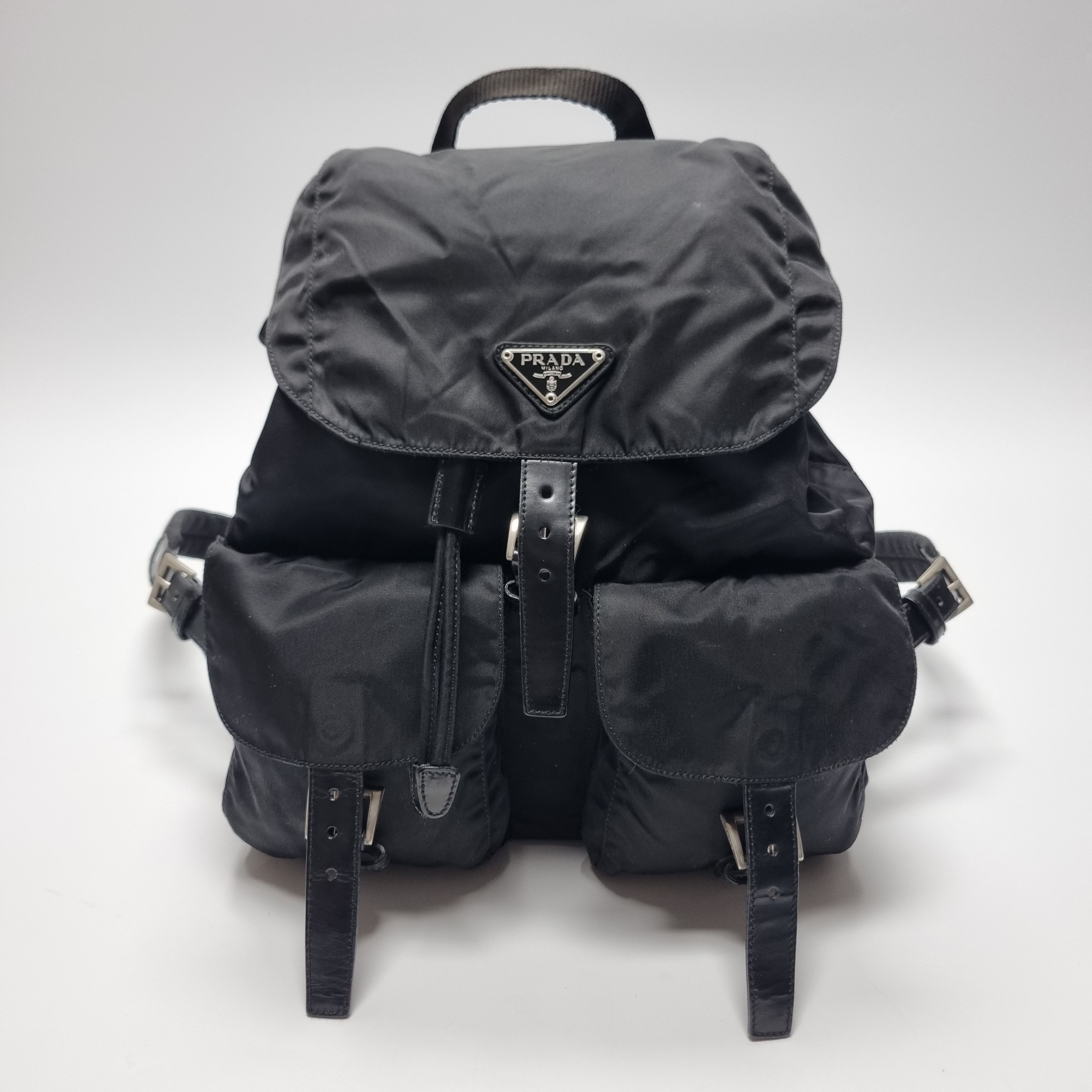 Prada Nylon Backpack Medium Unisex (Top Grade) 511-56 